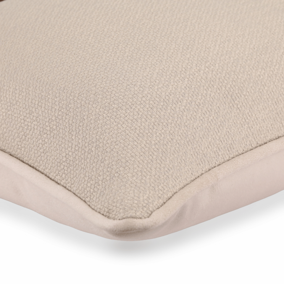 Lara 35*65 Vizon Keten & Nubuk Kırlent