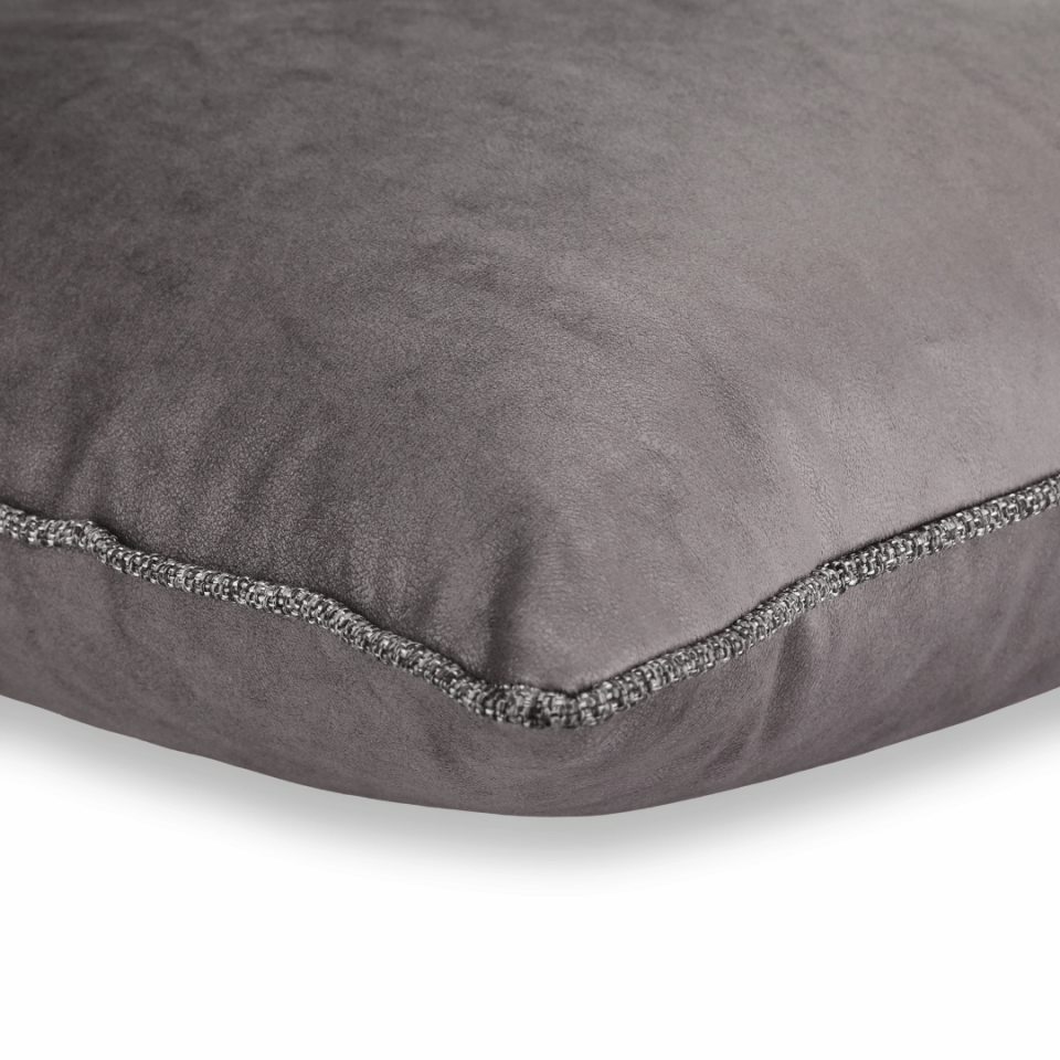 Nara 50*50 Koyu Gri Nubuk Kırlent