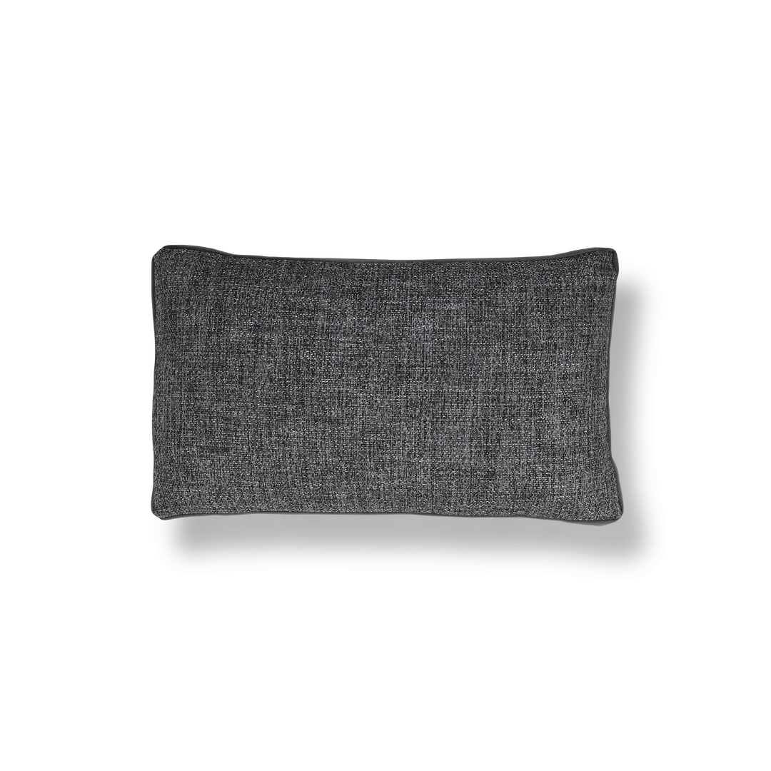 Lara 30*50 Koyu Gri Keten & Nubuk Kırlent