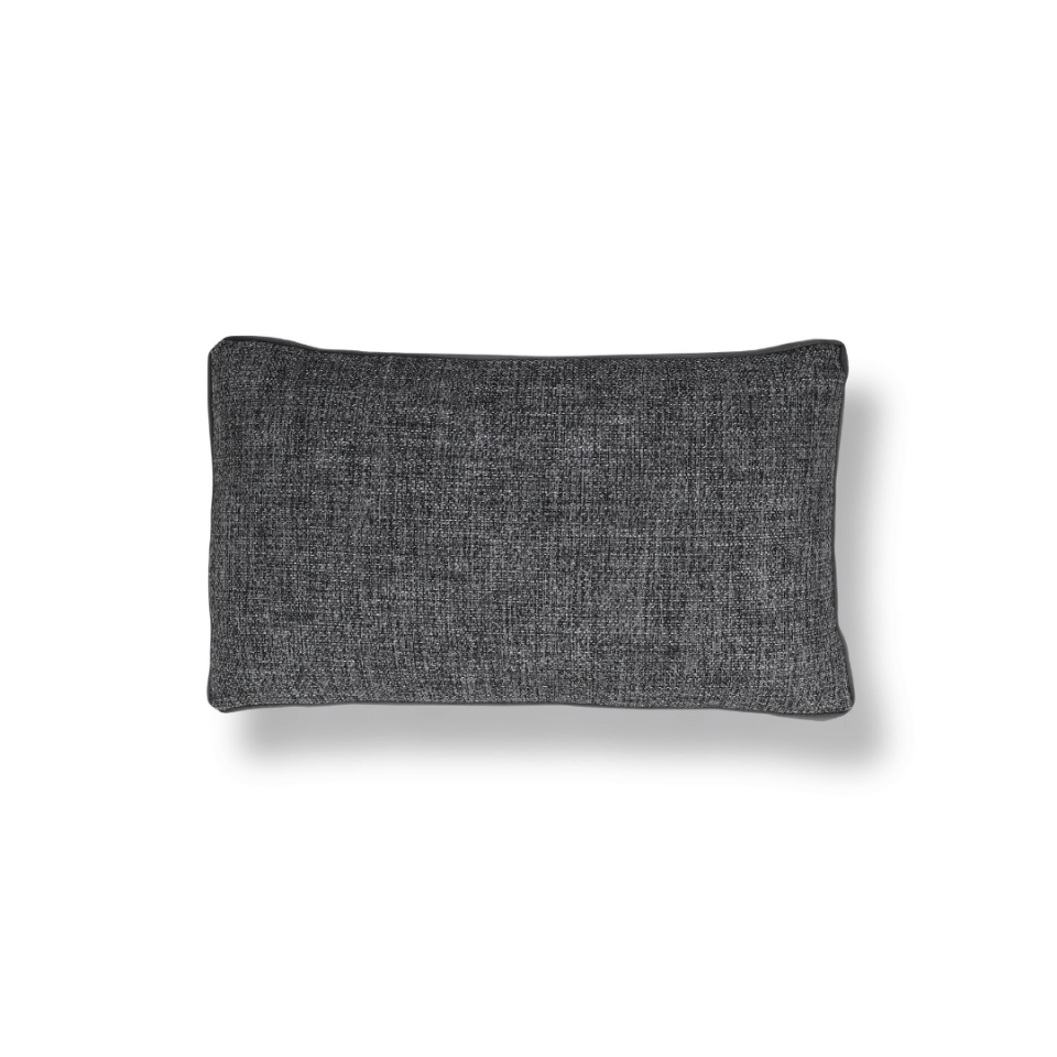 Lara 30*50 Koyu Gri Keten & Nubuk Kırlent