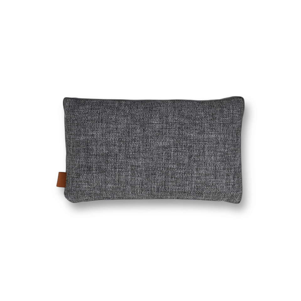 Lara 30*50 Koyu Gri Keten & Nubuk Kırlent