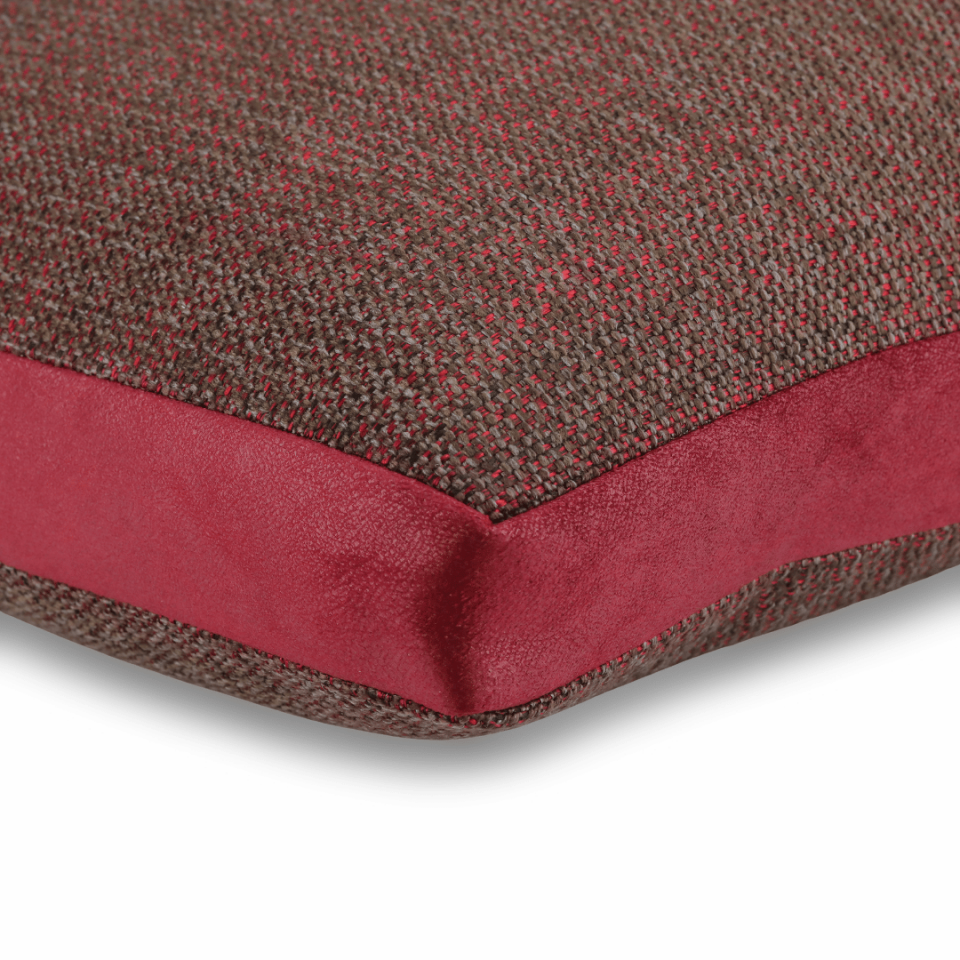 Lara 30*50 Kırmızı Keten & Nubuk Kırlent