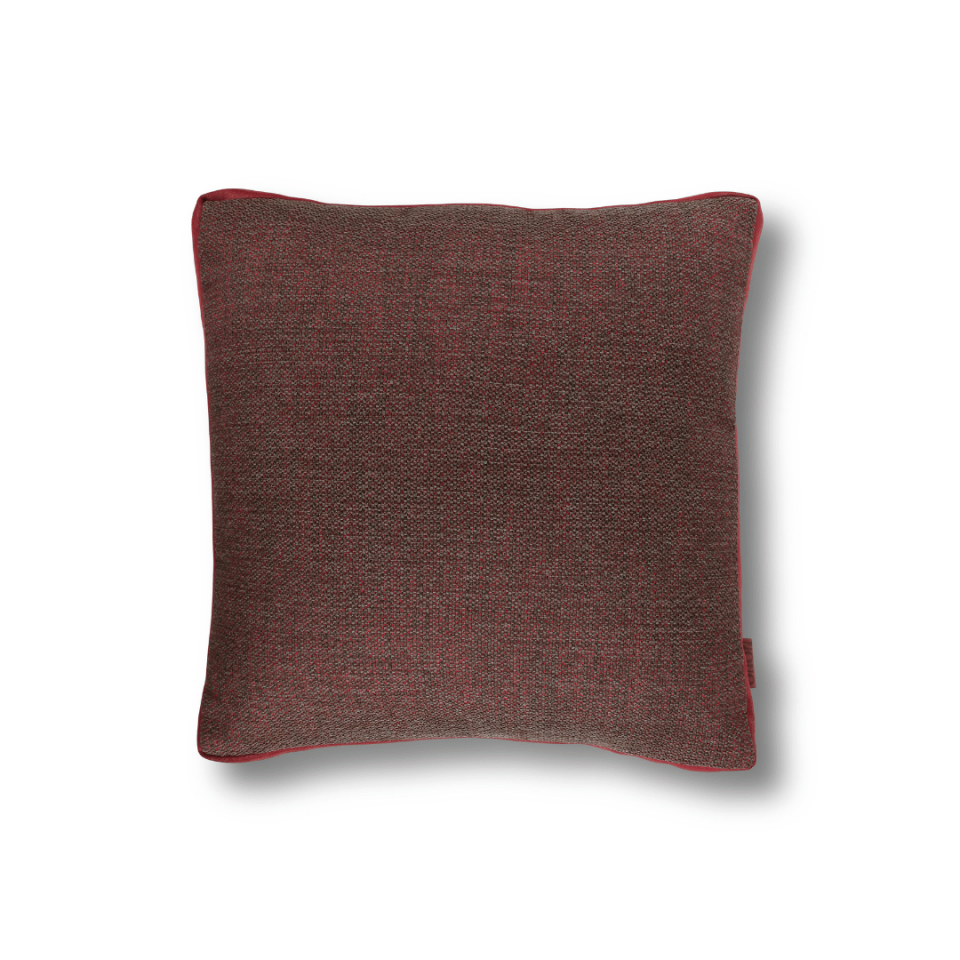 Lara 45*45 Kırmızı Keten & Nubuk Kırlent