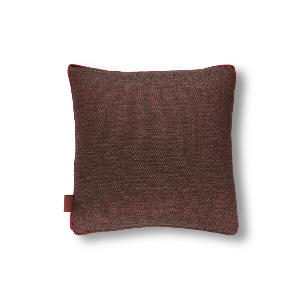 Lara 45*45 Kırmızı Keten & Nubuk Kırlent