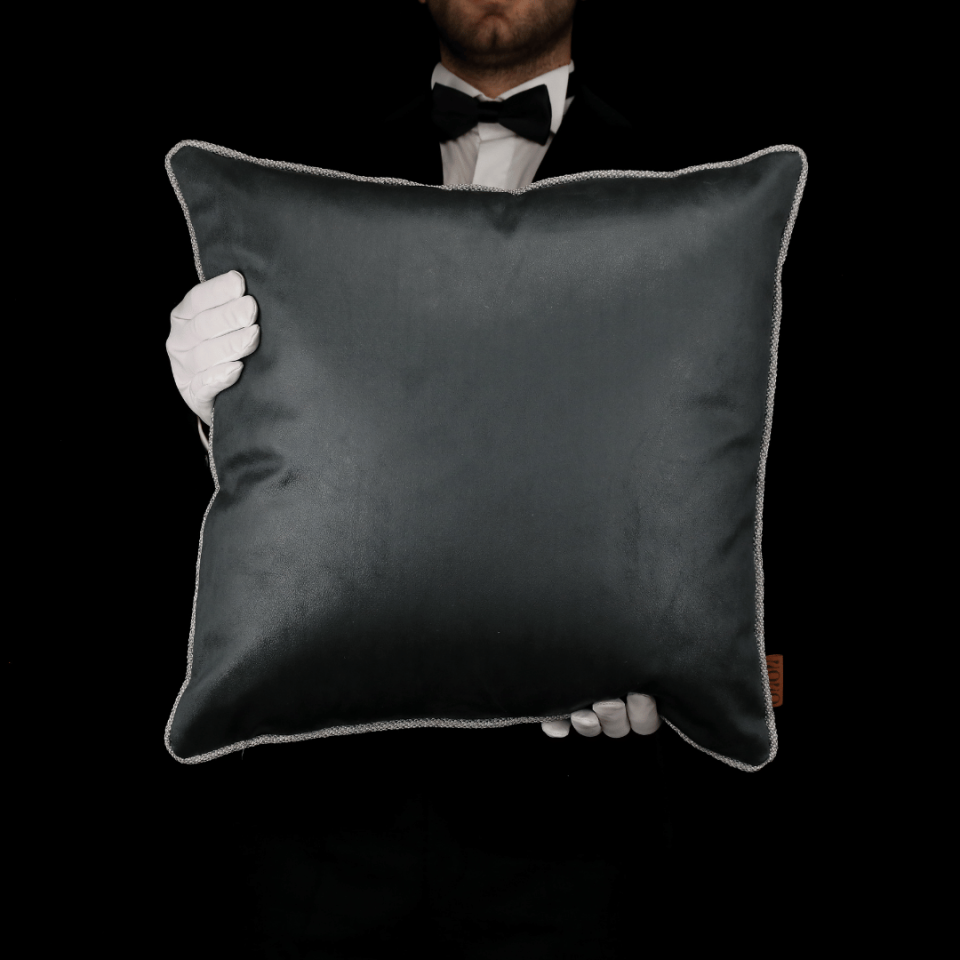 Nara 50*50 Gri Nubuk Kırlent