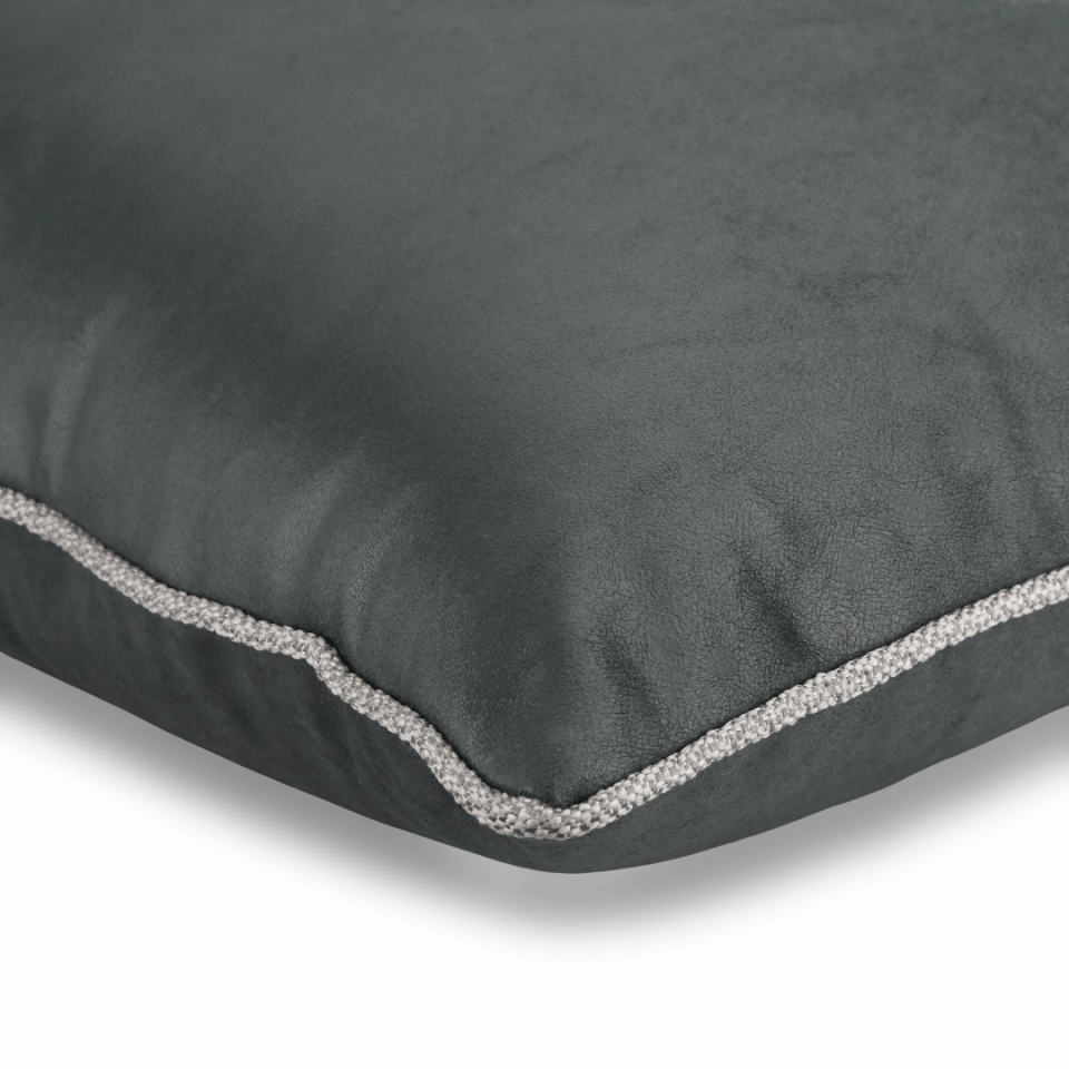 Nara 50*50 Gri Nubuk Kırlent