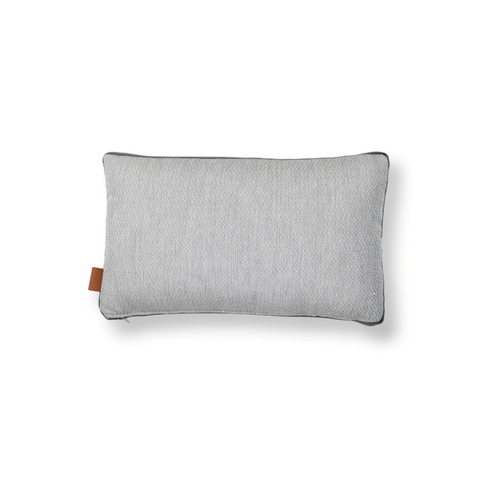 Lara 30*50 Gri Keten & Nubuk Kırlent