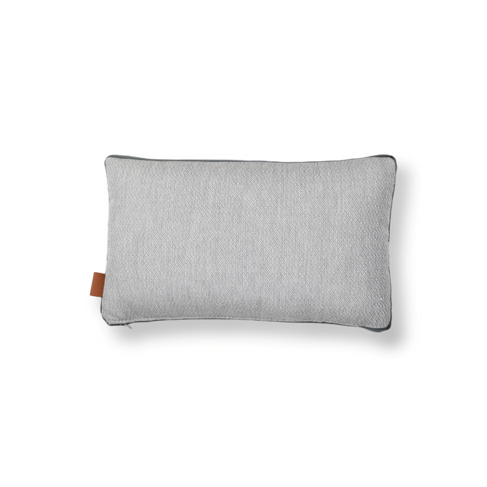 Lara 30*50 Gri Keten & Nubuk Kırlent