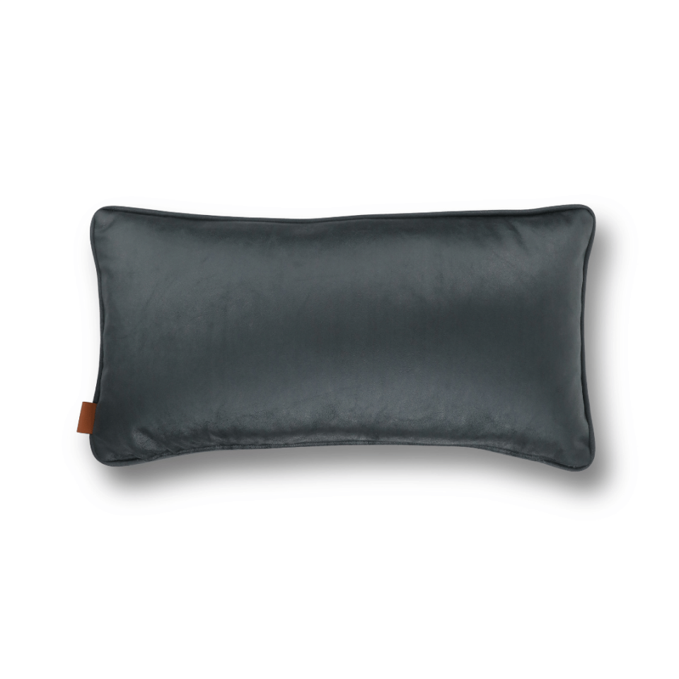 Lara 35*65 Gri Keten & Nubuk Kırlent