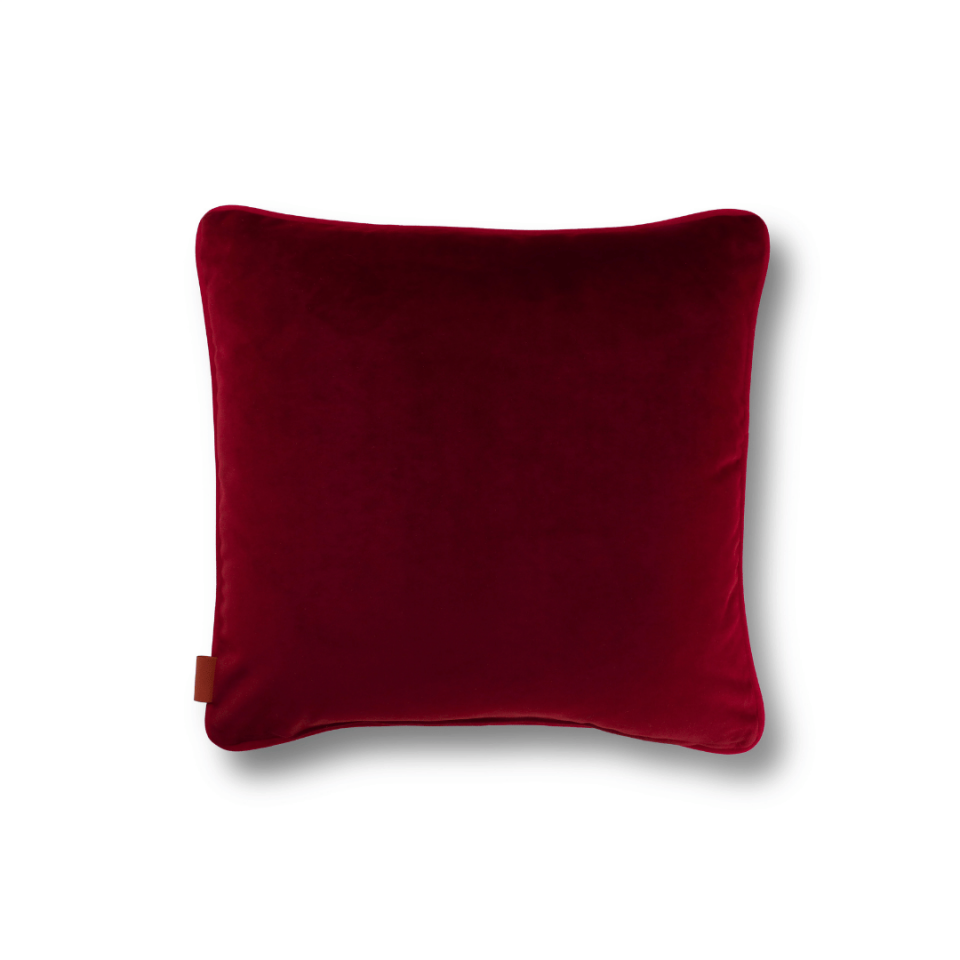 Bob 50*50 Bordo Kadife Kırlent