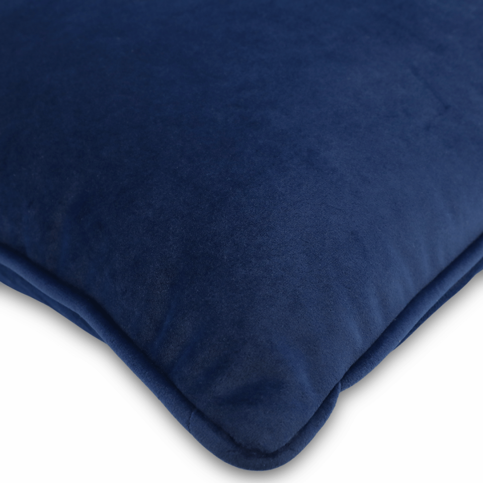 Bob 50*50 Lacivert Kadife Kırlent