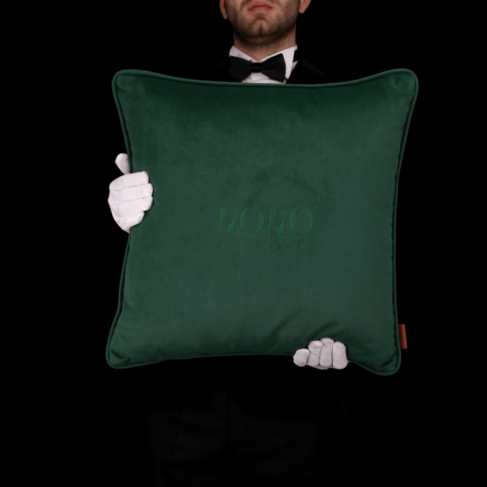 Bob 50*50 Yeşil Kadife Kırlent