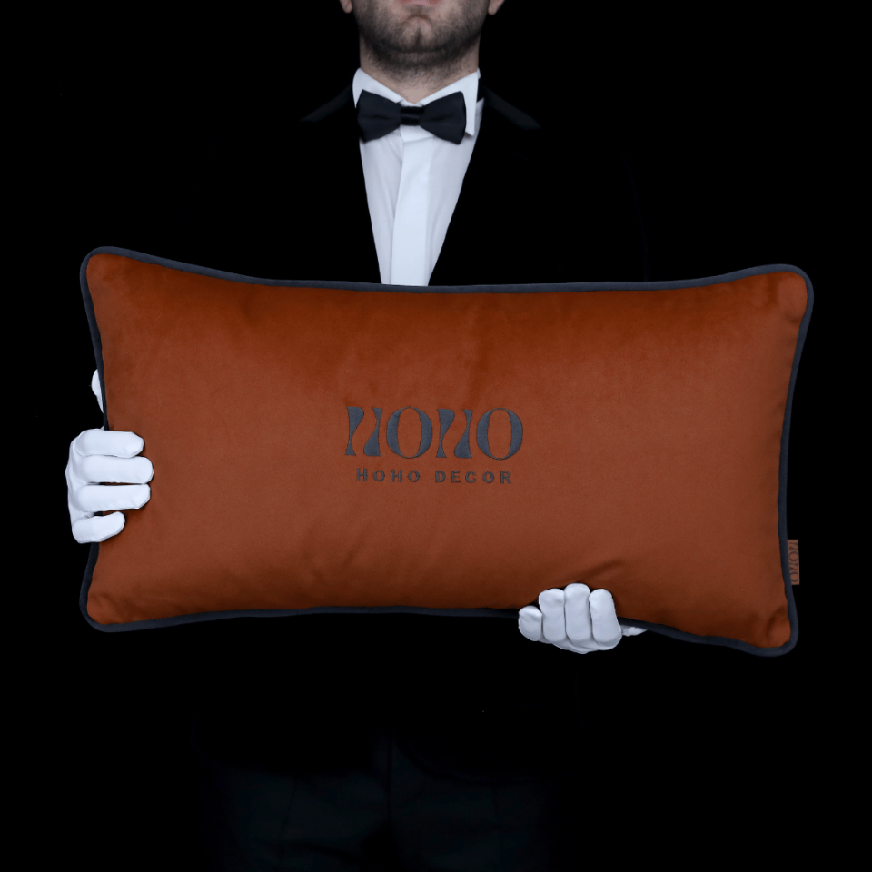 Bob 35*65 Tarçın Kadife Kırlent