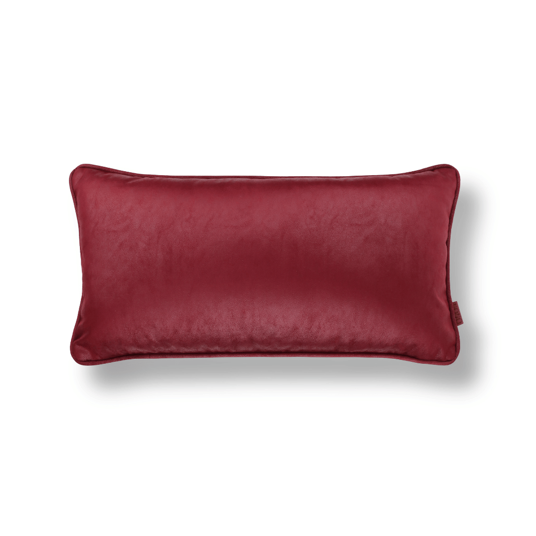 Lara 35*65 Kırmızı Keten & Nubuk Kırlent