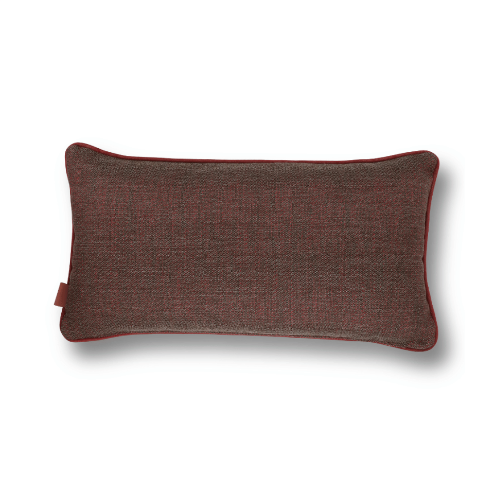 Lara 35*65 Kırmızı Keten & Nubuk Kırlent