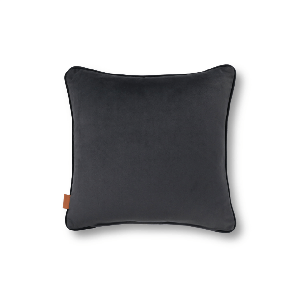 Bob 50*50 Koyu Gri Kadife Kırlent