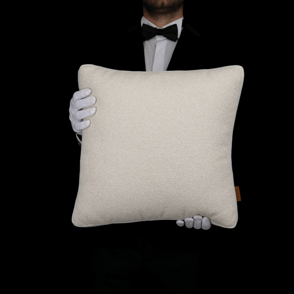 Diego 45*45 Bej Bukle Kırlent