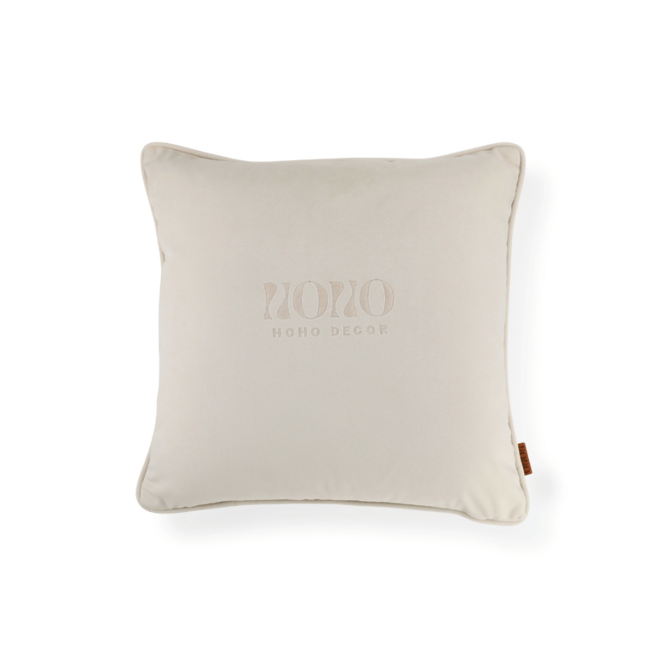 Bob 50*50 Krem Kadife Kırlent