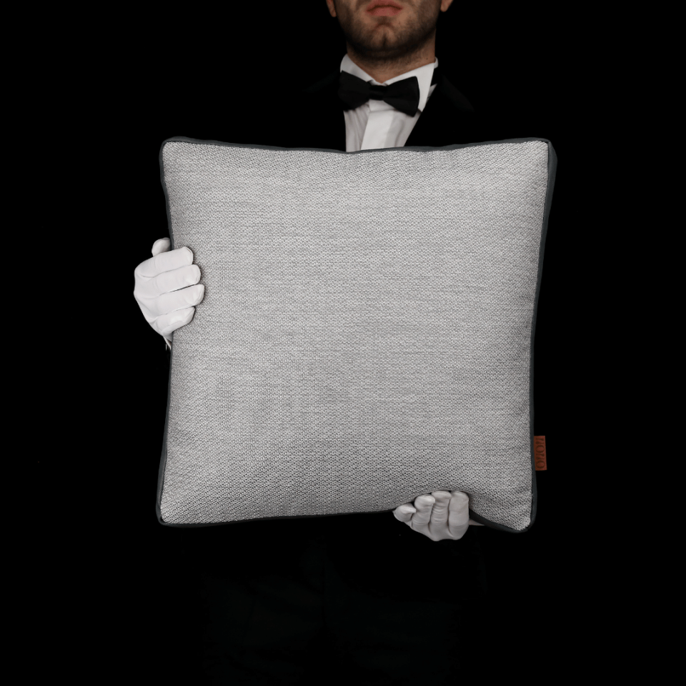 Lara & Nara Gri & Antrasit Keten Nubuk 6'lı Kırlent Seti