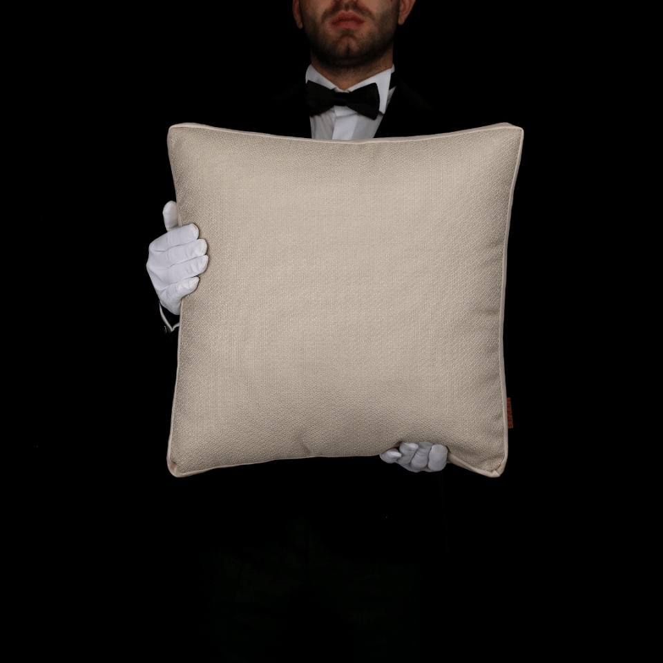 Lara & Nara Vizon Keten Nubuk 6'lı Kırlent Seti