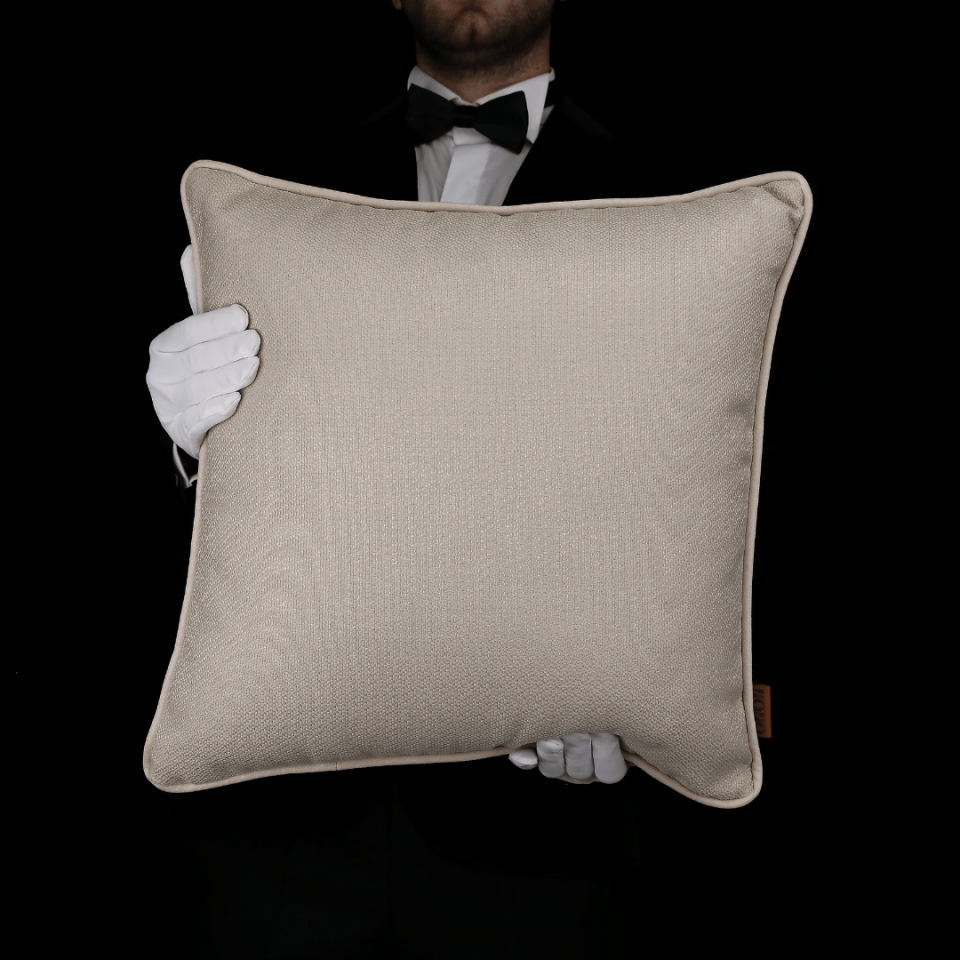 Lara & Nara Vizon Keten Nubuk 4'lü Kırlent Seti