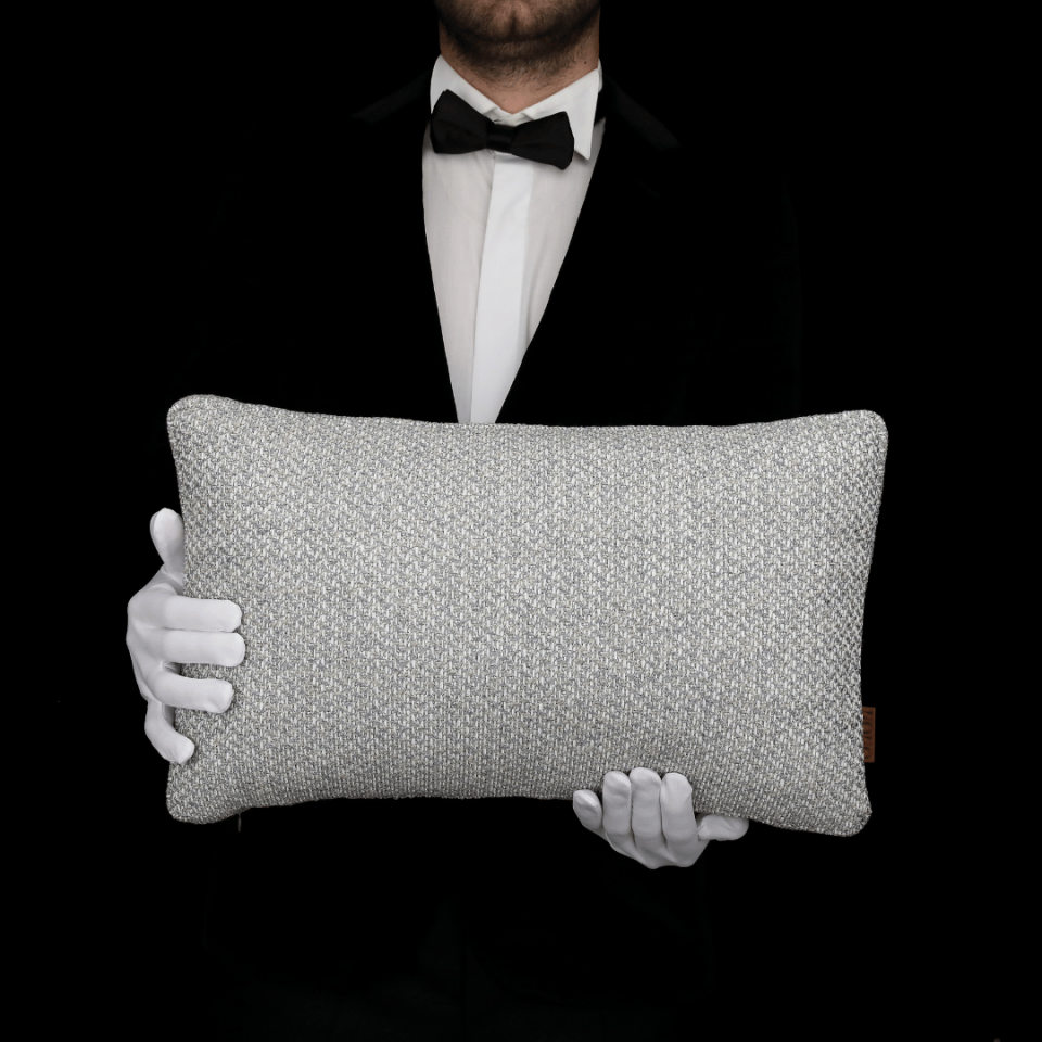 Mira Gri Keten 6'lı Kırlent Seti