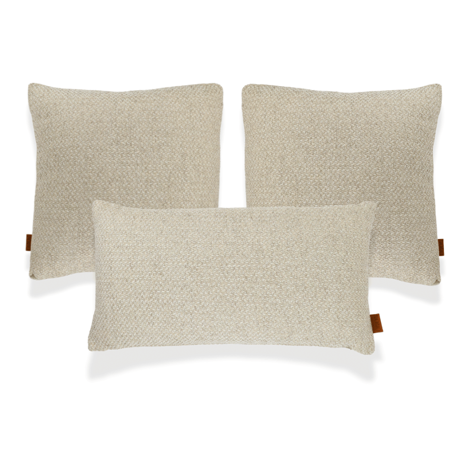 Mira Vizon Keten 3'lü Kırlent Seti